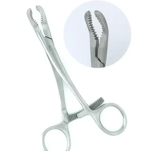 Forceps with  ratchet fixation