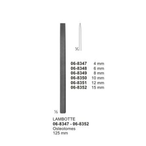 LAMBOTTE  Osteotomes 125 mm 4mm