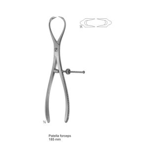 Patella forceps 185 mm