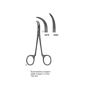 Synovectomy rongeur width of jaws 1.2 mm 130 mm