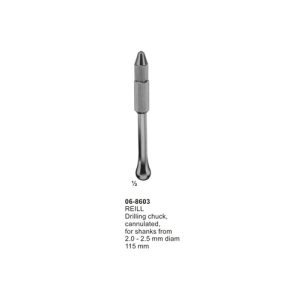 REILL Drilling chuck, cannulated, for shanks from 2.0 - 2.5 mm diam 115 mm
