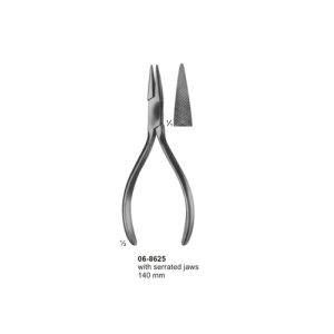 with serrated jaws 140 mm