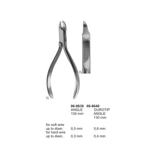 for soft wire up to diam. 0,5 mm 0,6 mm for hard wire up to diam.