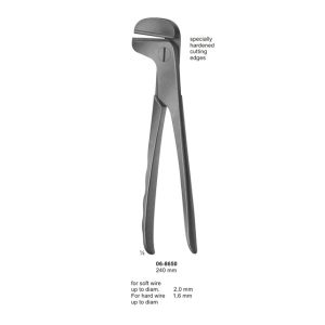 for soft wire up to diam. 2,0 mm For hard wire 1,6 mm up to diam